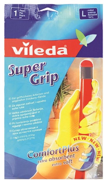 Перчатки Vileda Super Grip ComfortPlus (фото modal 1)