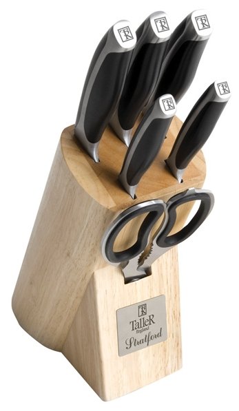 Набор Taller Stratford 5 ножей, ножницы и подставка (фото modal 1)