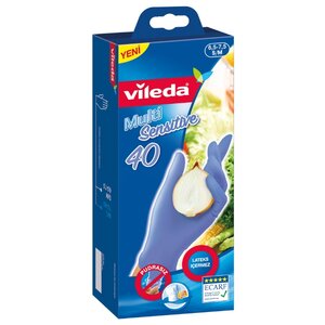 Перчатки Vileda Multi Sensitive 40 шт. (фото modal nav 1)