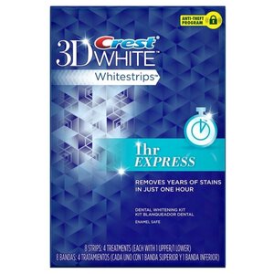 Crest отбеливающие полоски 3D White 1-Hour Express (фото modal nav 1)