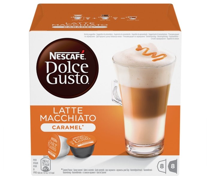 Кофе в капсулах Nescafe Dolce Gusto Latte Macchiato Caramel (16 шт.) (фото modal 1)