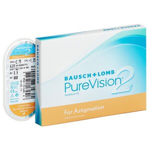 Bausch & Lomb PureVision 2 HD for Astigmatism (3 линзы) (фото modal nav 2)
