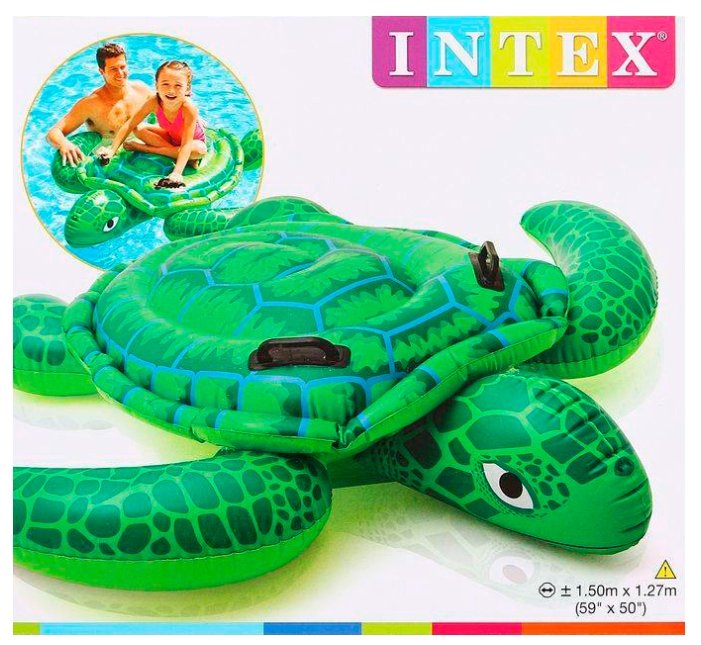 Надувная игрушка-наездник Intex Морская черепаха Лил 57524 (фото modal 2)