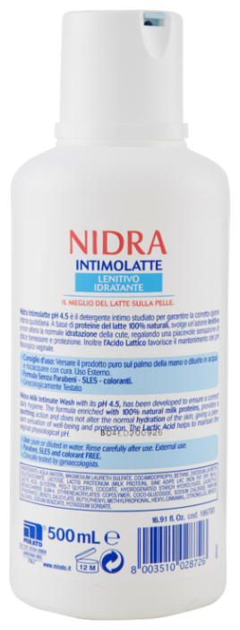 Nidra Гель для интимной гигиены с молочными протеинами и молочными кислотами, 500 мл (фото modal 4)