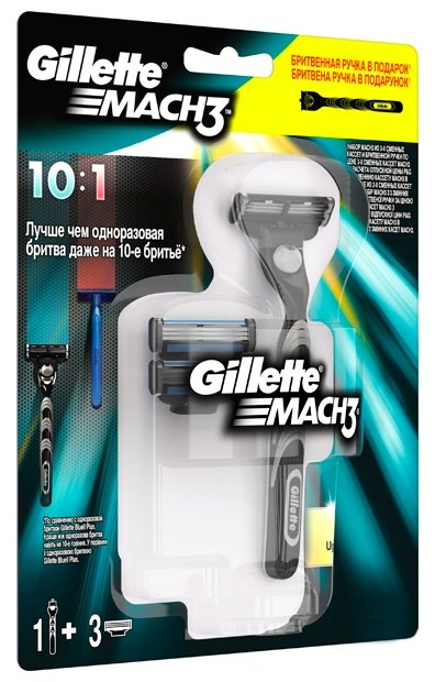 Бритвенный станок Gillette Mach3 (фото modal 8)