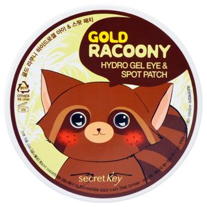 Secretkey Патчи Gold Racoony Hydrogel Eye & Spot Patch (фото modal nav 1)