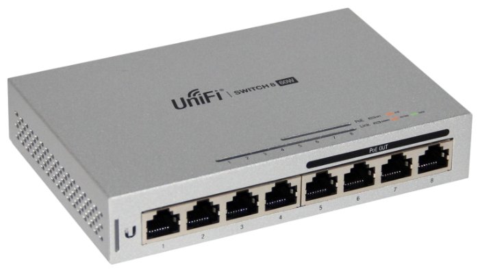 Коммутатор Ubiquiti UniFi Switch US-8-60W (фото modal 3)