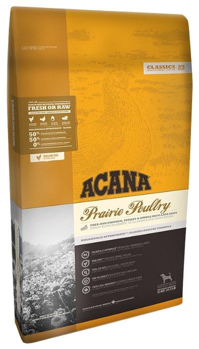 Корм для собак Acana (17 кг) Prairie Poultry (фото modal 1)