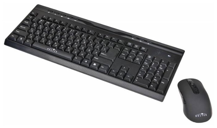 Клавиатура и мышь Oklick 280 M Black USB (фото modal 2)
