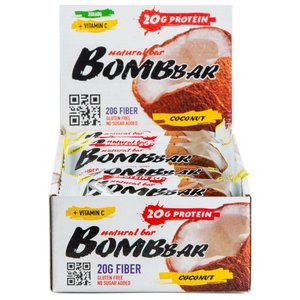 BombBar протеиновый батончик Natural Bar + Vitamin C (60 г)(20 шт.) (фото modal nav 8)