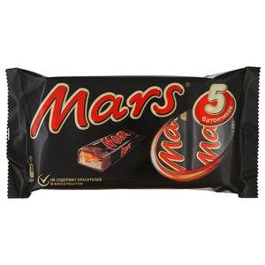 Батончик Mars с нугой и карамелью, 40.5 г, мультипак (фото modal nav 1)
