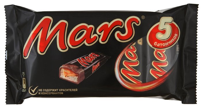 Батончик Mars с нугой и карамелью, 40.5 г, мультипак (фото modal 1)