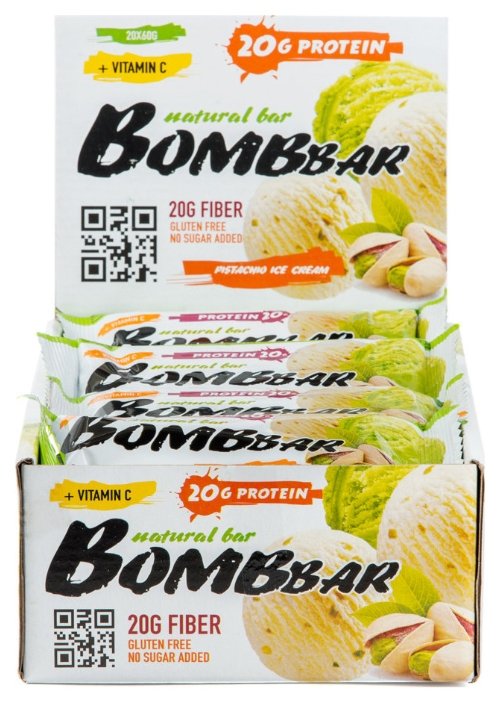BombBar протеиновый батончик Natural Bar + Vitamin C (60 г)(20 шт.) (фото modal 51)