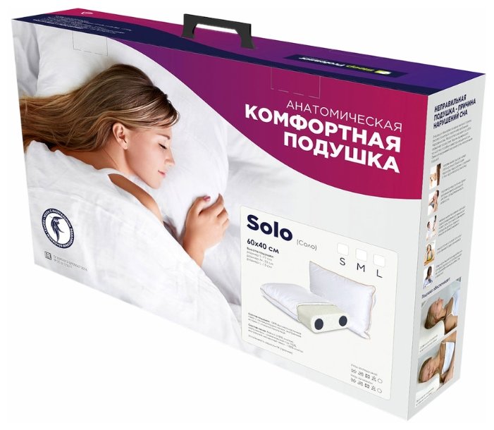 Подушка Sleep Professor Solo L 40 х 60 см (фото modal 2)