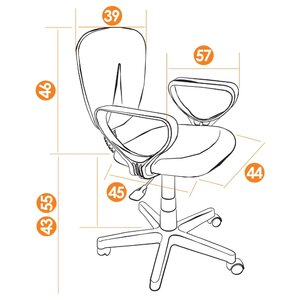 Компьютерное кресло TetChair CH 413 (фото modal nav 6)