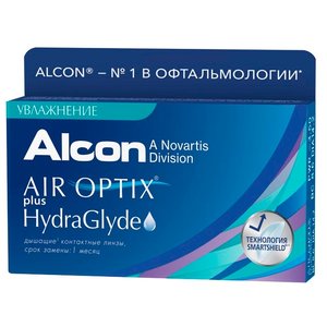 Air Optix (Alcon) Plus HydraGlyde (3 линзы) (фото modal nav 1)