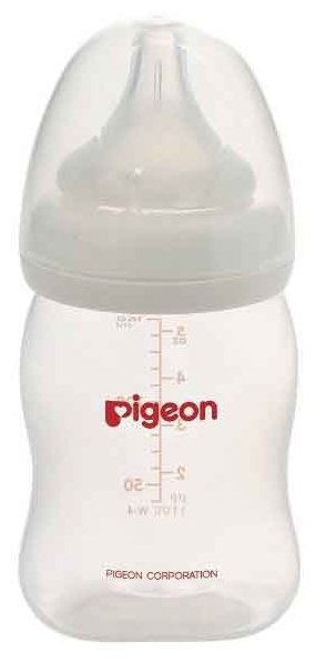 Pigeon Бутылочка Перистальтик Плюс с широким горлом PP, 160 мл с рождения (фото modal 1)