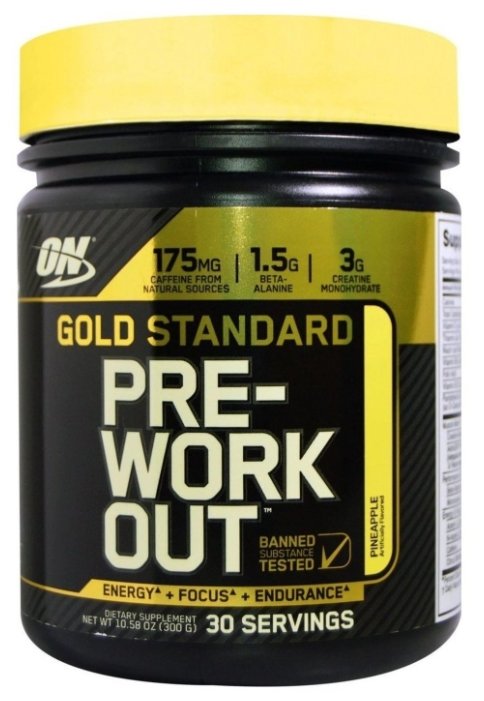 Предтренировочный комплекс Optimum Nutrition Gold Standard Pre-Workout (300 г) (фото modal 1)