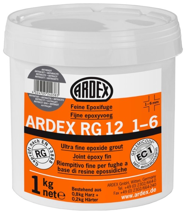 Затирка ARDEX RG 12 1-6 1 кг (фото modal 3)
