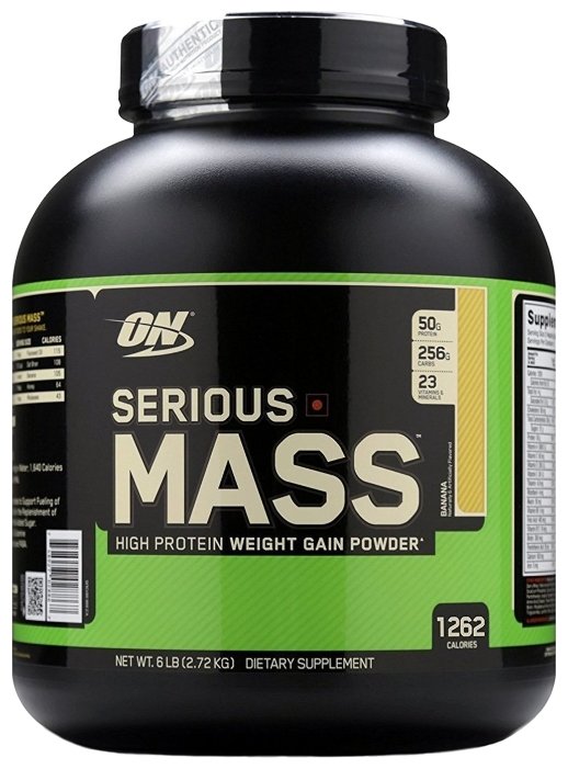 Гейнер Optimum Nutrition Serious Mass (2.72 кг) (фото modal 1)