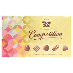 Набор конфет Alpen Gold Composition 5 вкусов 78 г (фото modal nav 2)