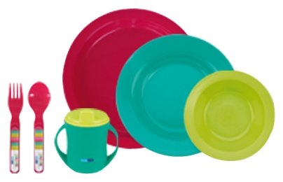 Комплект посуды Bebe Due 6 предметов (80199) (фото modal 1)