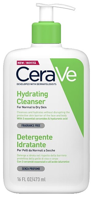 CeraVe крем-гель увлажняющий очищающий для нормальной и сухой кожи лица и тела (фото modal 3)
