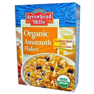 Готовый завтрак Arrowhead Mills Organic Amaranth Flakes хлопья, коробка (фото modal nav 2)