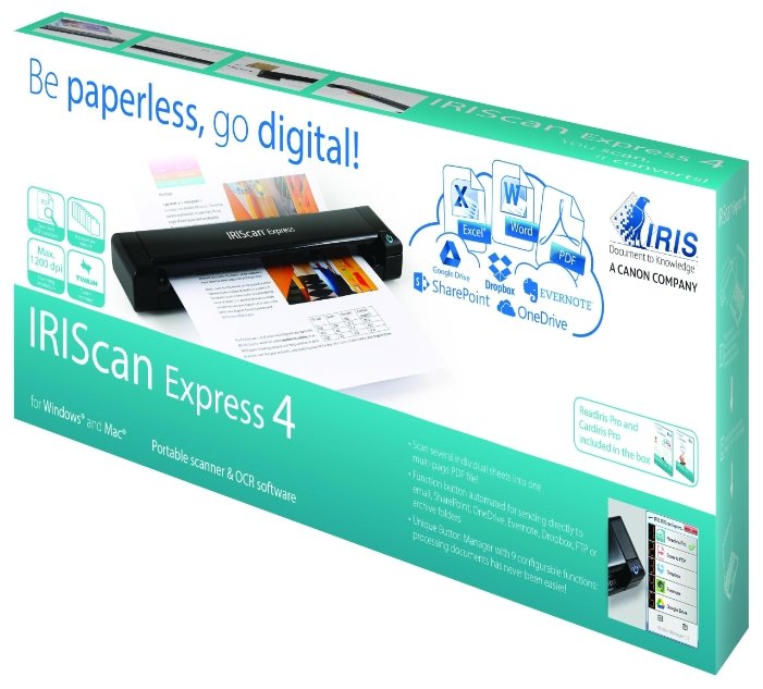 Сканер I.R.I.S. IRIScan Express 4 (фото modal 3)