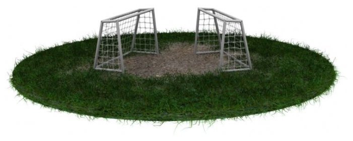 Комплект ворот для мини-футбола СпортКомплект CC120, 2 шт., размер 120х80 см (фото modal 1)