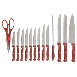 Набор MAYER & BOCH 12 ножей, ножницы и мусат с подставкой 24251 / 24252 / 24253 (фото modal nav 3)
