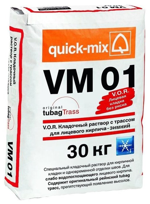 Строительная смесь quick-mix VM 01 Зимний (фото modal 1)