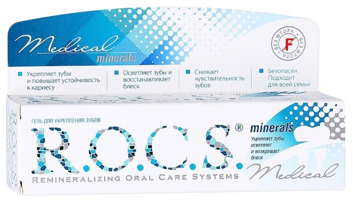 Зубной гель R.O.C.S. Medical Minerals (фото modal 1)