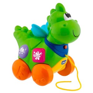 Каталка-игрушка Chicco Говорящий дракон (69033) со звуковыми эффектами (фото modal nav 2)