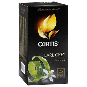 Чай черный Curtis Earl Grey ароматизированный в пакетиках (фото modal nav 1)
