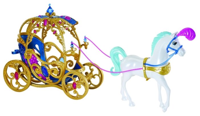 Hasbro Disney Princess лошадь с каретой для Золушки (CDC44) (фото modal 1)