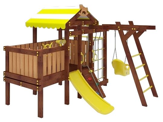 Спортивно-игровой комплекс Мир детских площадок Савушка Baby Play 2 (фото modal 1)