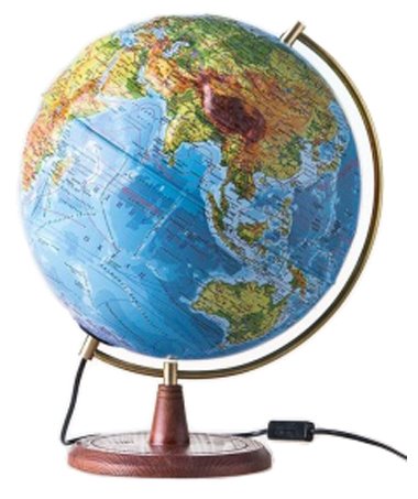 Глобус физический Globen Элеганс 250 мм (Э022500160) (фото modal 1)