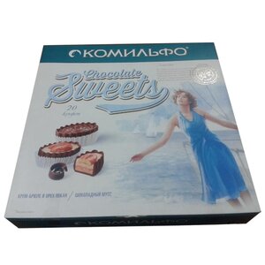 Набор конфет Комильфо Крем-брюле и орех пекан / Шоколадный мусс 232 г (фото modal nav 4)