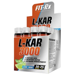 FIT-Rx L-карнитин L-KAR 3000 мг (20 ампул х 25 мл) (фото modal nav 2)