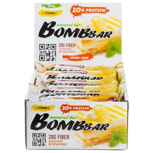 BombBar протеиновый батончик Natural Bar + Vitamin C (60 г)(20 шт.) (фото modal nav 39)