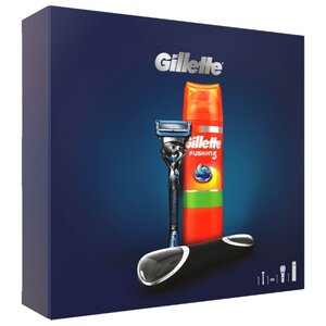 Набор Gillette дорожный чехол, гель для бритья для чувствительной кожи 200 мл, бритвенный станок Fusion5 ProShield Chill (фото modal nav 2)