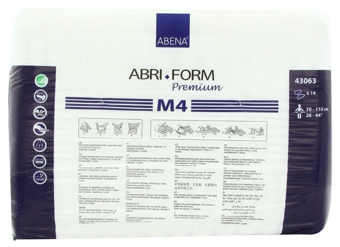 Подгузники Abena Abri-Form Premium 4 (43063) (14 шт.) (фото modal 2)