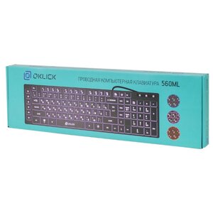 Клавиатура Oklick 560ML Black USB (фото modal nav 10)