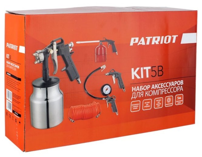 Набор пневмоинструментов PATRIOT KIT 5B (фото modal 7)