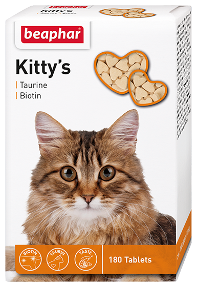 Добавка в корм Beaphar Kitty's Taurine + Biotin, (фото modal 3)