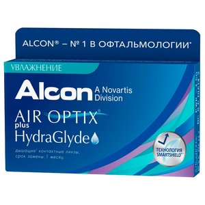 Air Optix (Alcon) Plus HydraGlyde (6 линз) (фото modal nav 1)