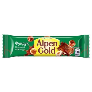 Батончик Alpen Gold фундук, 32 г, коробка (фото modal nav 2)