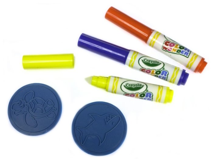 Crayola Color Wonder Набор светящихся печатей (75-2487) (фото modal 4)