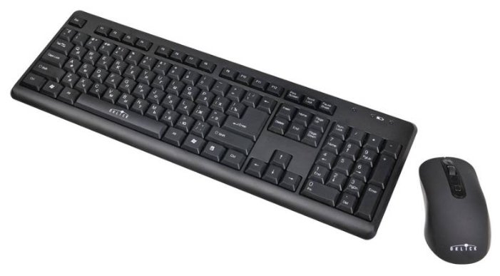 Клавиатура и мышь Oklick 270 M Black USB (фото modal 2)